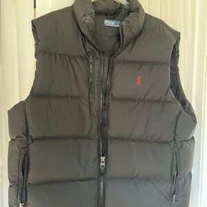 Ralph Lauren Polo Black Down Vest - Size XXL - NEW - NEVER WORN